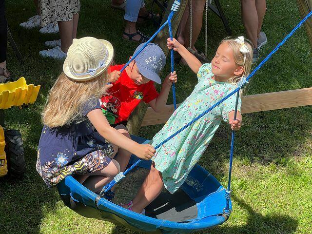 Die jüngsten Besucherinnen und Besucher hatten ihre helle Freude. | Foto: Wutte