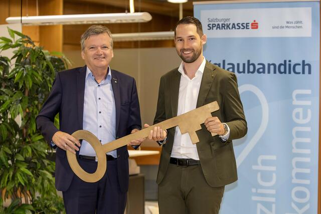 Die Übergabe der Sparkassenleitung in Bischofshofen von Gerald Mitmesser an Michael Winkler erfolgt mit Juli 2023. | Foto: Foto Oczlon