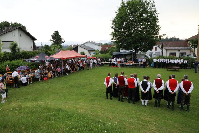 Die Sonnwendfeier der FF Wölfnitz-Klagenfurt war gut besucht. | Foto: fredy-b