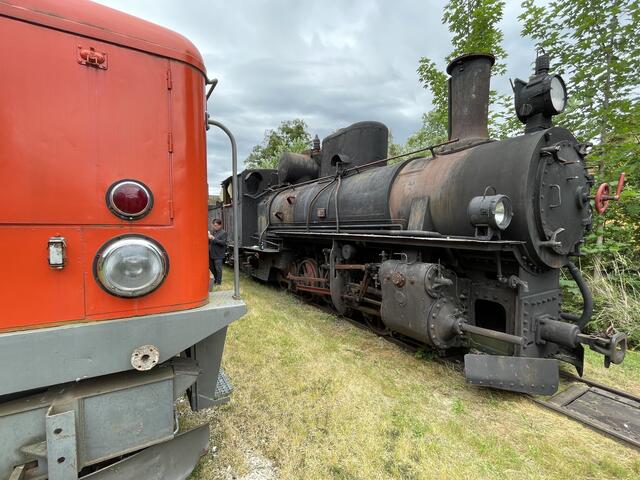 Diesellok und Dampfzug waren am Wochenende im Feistritztal wieder im Einsatz. | Foto: RegionalMedien Steiermark/Hofmüller