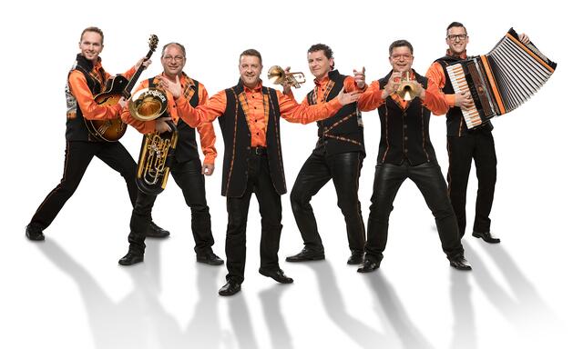 Die Jungen Paldauer sorgen beim Jubiläumsfest für Stimmung. | Foto: Paldauer