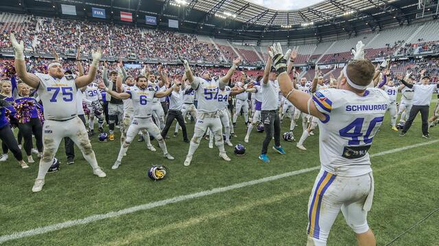 Wird man in Wien auch in diesem Jahr über den Titel jubeln? | Foto: Hannes Jirgal / Vienna Vikings