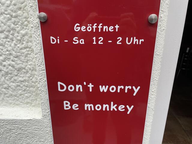"Don't worry. Be monkey" ist das Motto in der "Affenschaukel"