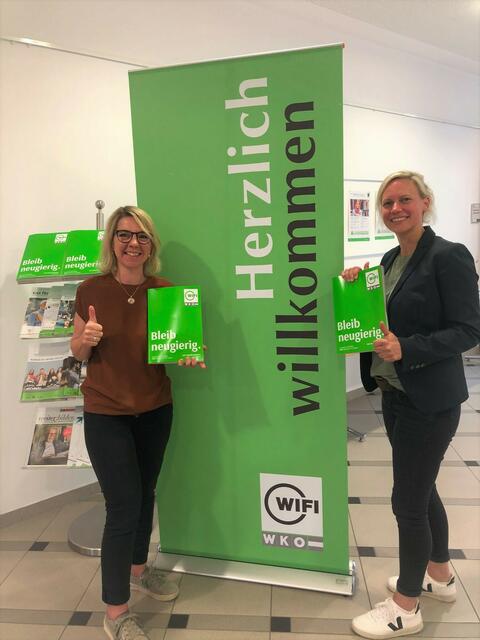 Ihre Ansprechpartnerinnen im WIFI Bad Ischl – Alexandra Egger-Sydler und Michaela Blindeneder. | Foto: WIFI OÖ GmbH