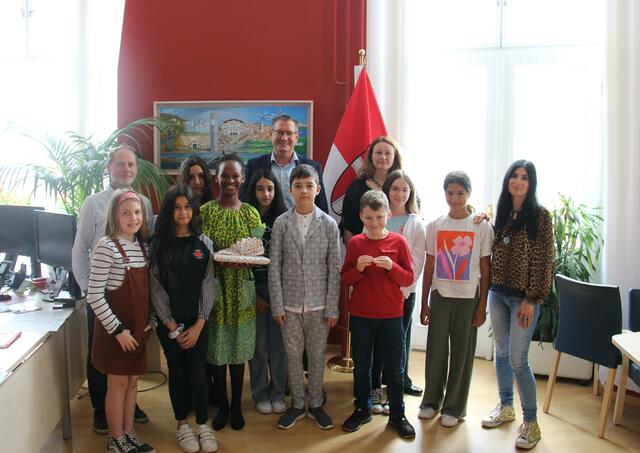 Große Freude bei der gesamten Klasse.  | Foto: BV 21