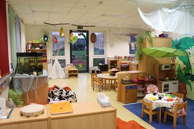 In der großen Betreuungseinrichtung im TEZ können Kinder toben, während die Eltern bei der Arbeit sind. | Foto: Löschnig