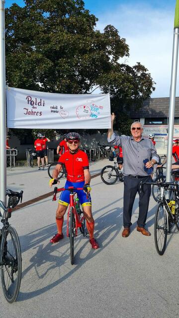 Der Bruder des Verstorbenen, Josef Haselmann, nahm  beim Radrennen der Initiative "Tour de Herz" teil | Foto: privat