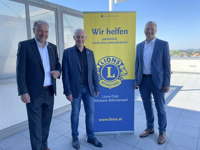 Past-Präsident Roland Öhler, Präsident Gerald Mayrhofer und Vorstandsmitglied Peter Weissenberger (v. l.). | Foto: BRS