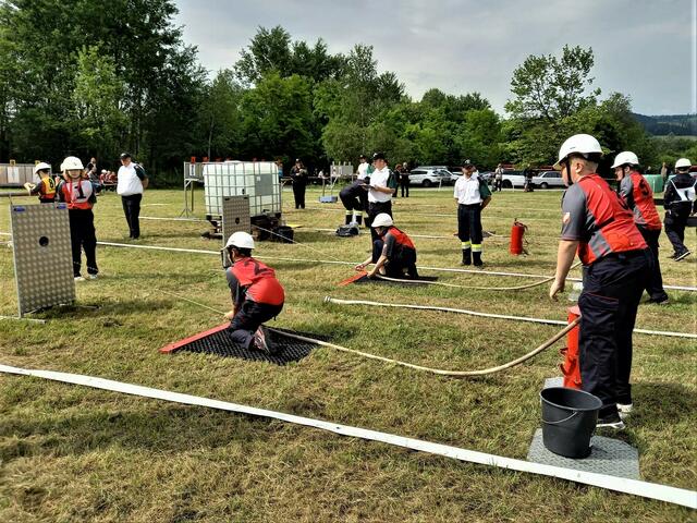 Die Wettbewerbe sind für die Jugendlichen sehr fordernd. | Foto: Walter Ninaus