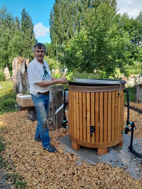 Nach Fertigstellung wird es auch eine Begehung mit allen Interessierten geben, wobei Günther Steindl alles Wissenswerte über die Sammlung von Regenwasser weitergeben wird! | Foto: klar