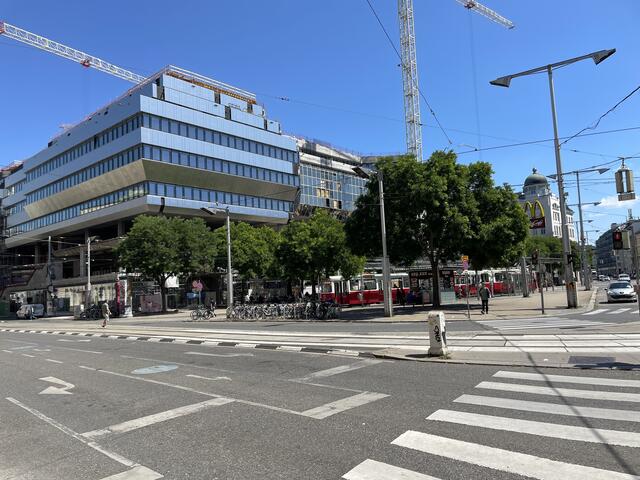 Der Julius-Tandler-Platz soll umgestaltet werden. | Foto: Tobias Schmitzberger