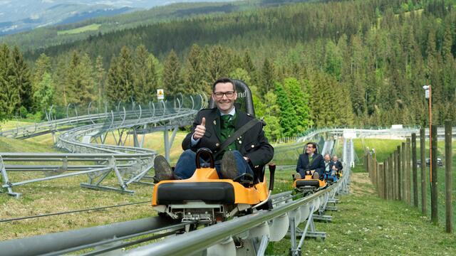 Die Sommerrodelbahn Steirarodl in Edelschrott-Modriach ist ein Highlight. | Foto: Steirarodl