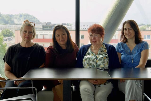 Gabriele Huber, Jennifer Mai Van-Hametner, Christine Bejvl und Christine Daller beim gemeinsamen Interview-Termin mit den RegionalMedien. | Foto: Petra Huber
