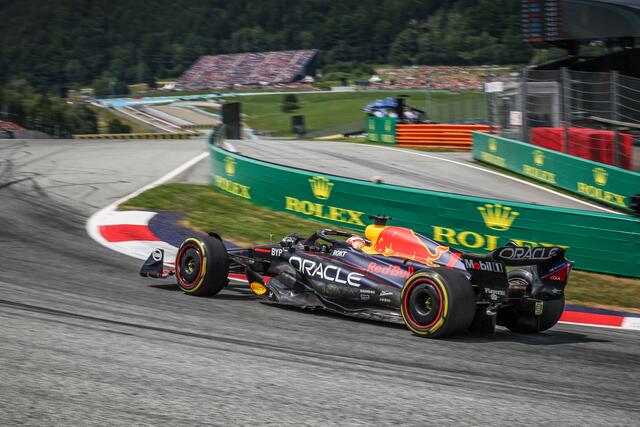Max Verstappen fuhr auf Pole Position. | Foto: GEPA pictures