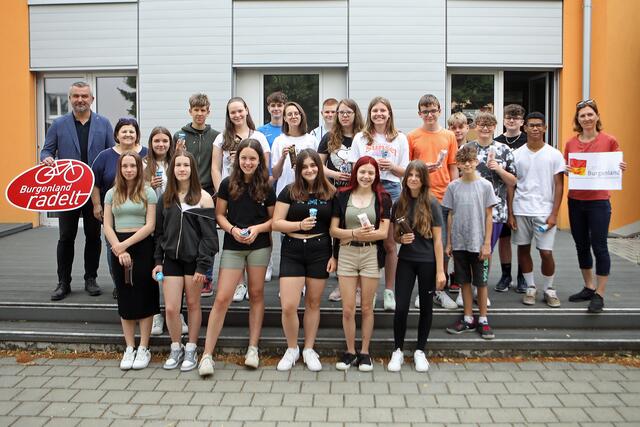 Christina Rutter gewann Eis für die ganze Klasse. | Foto: Landesmedienservice Burgenland