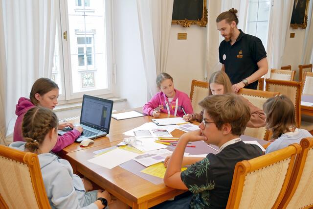 Von Montag bis heute Freitag fand die Demokratielandschaft im Tiroler Landtag statt. | Foto: © Landtagsdirektion Tirol/Oswald