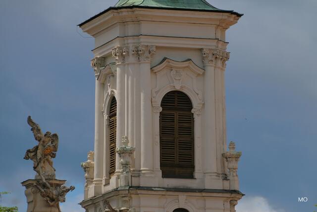 Glockenspiel im Kirchturm der Kirche Mariahilf in Graz