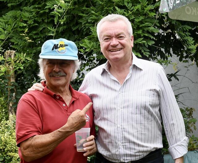 Helmut Rosenthaler mit Landeshauptmann Stv. Anton Lang