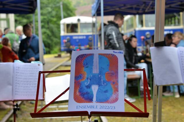 Themenfahrt "Sommerkonzert" der Erzbergbahn mit der Musikschule Leoben. | Foto: WAFO