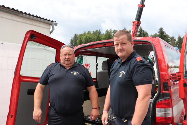 Stiwolls HBI Günter Kriegl (li) und OBi Martin Stampler  | Foto: Edith Ertl