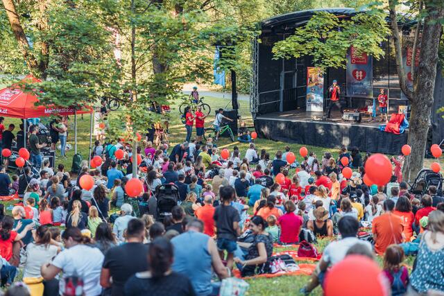 Hier findet ihr die ersten Bilder vom Familienfest am 1. Juli 2023 im Bellevue Park in Linz. | Foto: MecGreenie