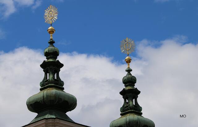 Kirchtürme der Mariahilferkirche in Graz