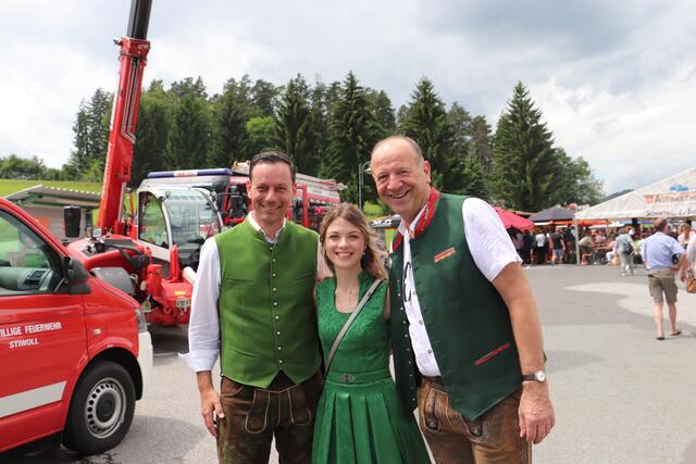 NAbg. Ernst Gödl, Hitzendorfs GRÜNE GR Anna Binder und Bartholomäs Bgm. Josef Birnstingl | Foto: Edith Ertl