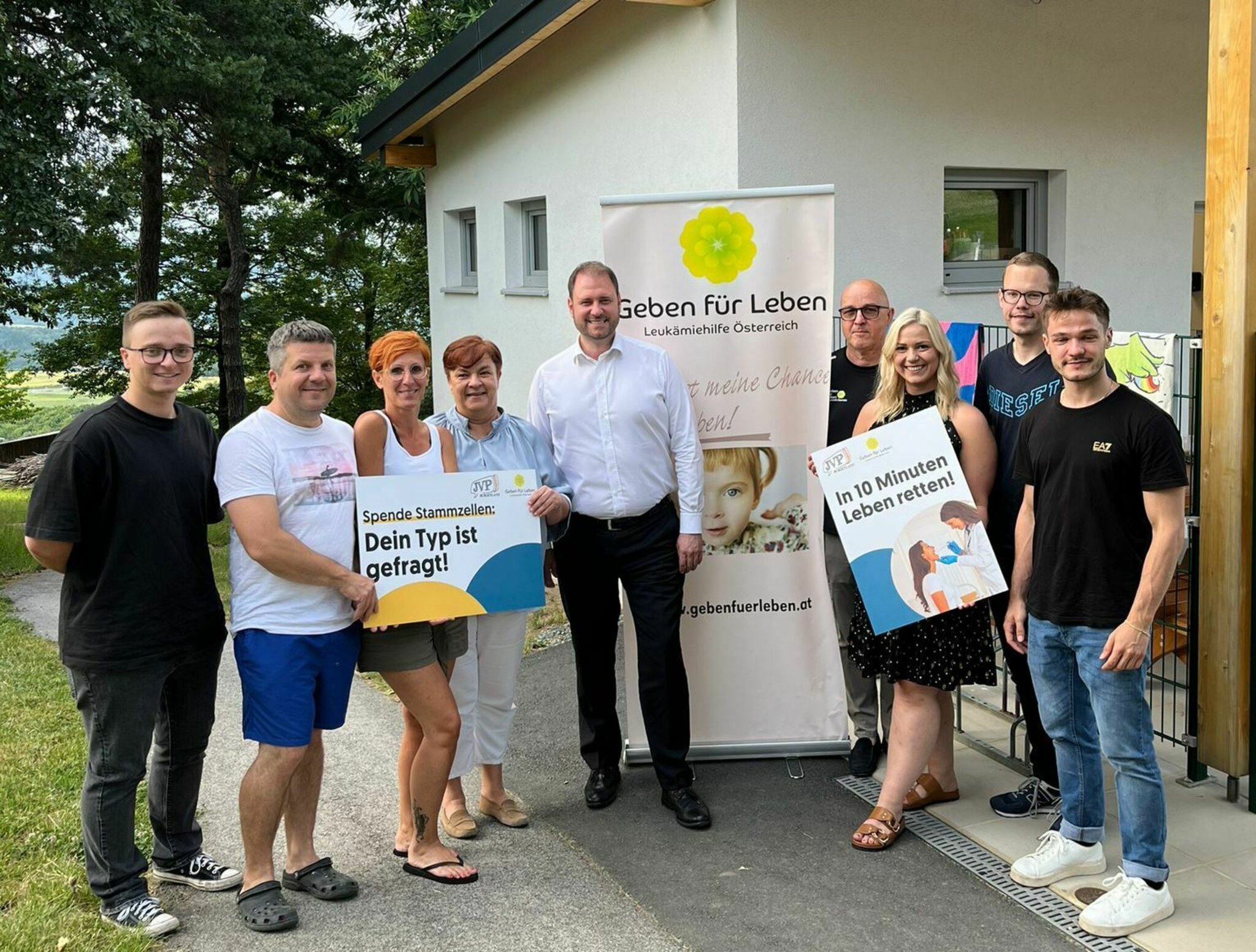 StammzellenSpende Hohe Hilfsbereitschaft in Oberkohlstätten Oberwart