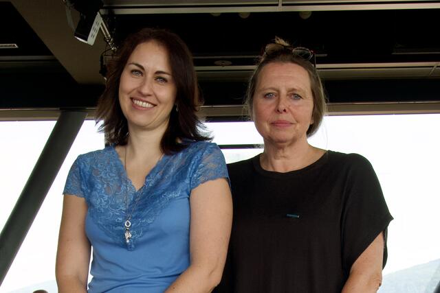 Gabriele Huber (rechts) Gründerin und Leiterin des Projekts sowie Bereichsleiterin für Freiwilligenarbeit, Armut, Integration und Chancengleichheit und Christine Daller(links) Freiwilligenkoordinatorin und zuständig für das Projekt im Flachgau und in der Stadt Salzburg, beim Diakoniewerk Salzburg. | Foto: Petra Huber