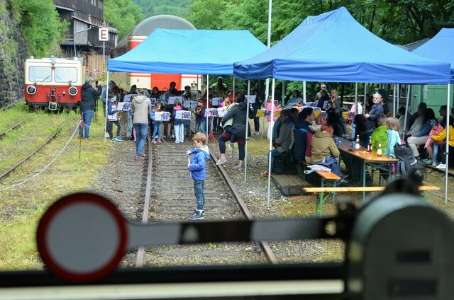 Themenfahrt "Sommerkonzert" der Erzbergbahn mit der Musikschule Leoben. | Foto: WAFO