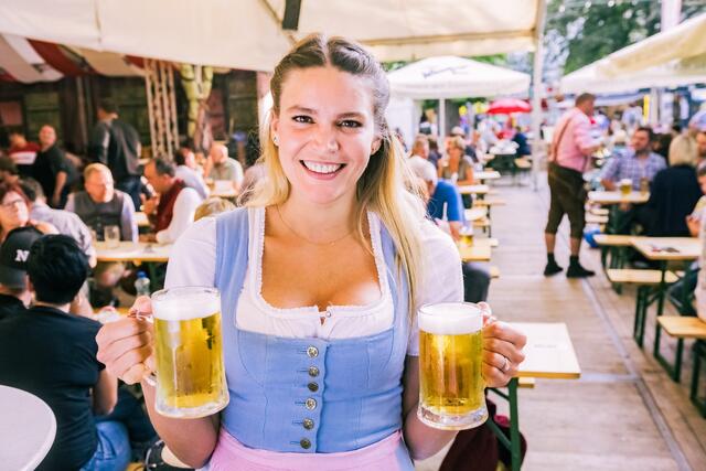 Das Bier wird wieder in Strömen fließen am Wachauer Volksfest 2023. | Foto:  LWmedia, Leonardo Ramirez