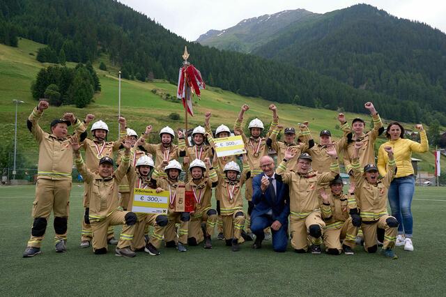 Großartige Leistung der Feuerwehrjugend Volders, die beim Landesbewerb und im Tirol-Cup abräumte. | Foto: Manuel Würtenberger