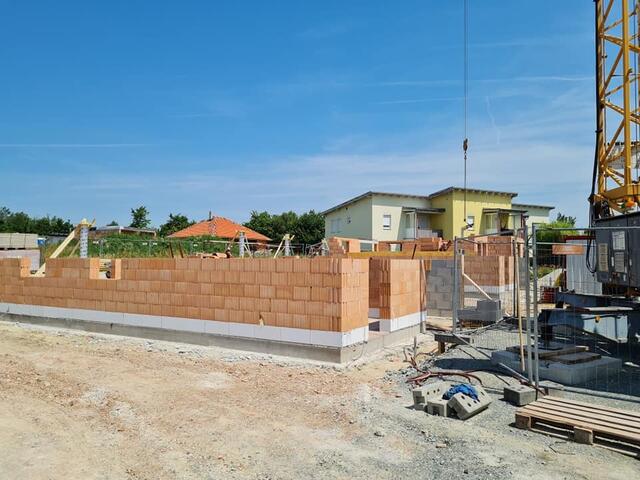 Baustelle Familienhäuser Birkengasse | Foto: Otto Krcal