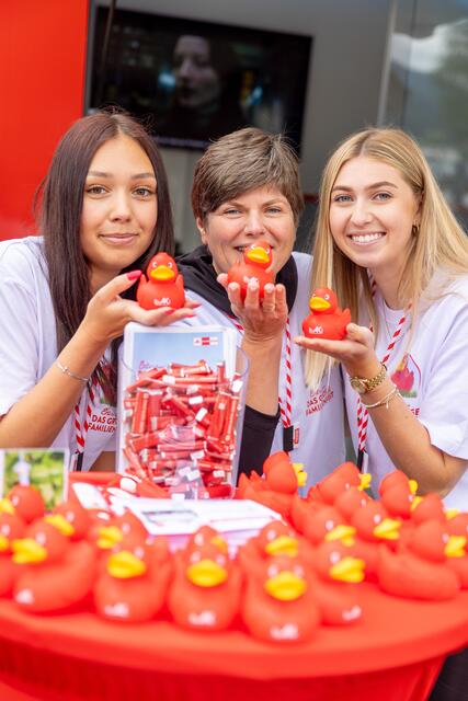 Bei der Enten Olympiade konnten Kinder eine Medaille gewinnen. | Foto: AK/Rieger
