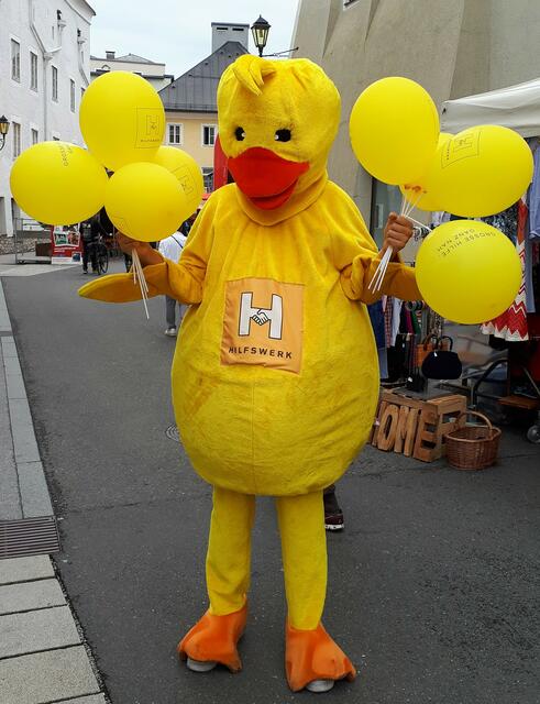 Das Hilfswerk präsentierte sein großes Angebot.