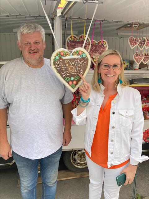 Nicht nur ein Herz für Gablitz, viele Herzen warteten auf die Dorffestbesucher | Foto: Marktgemeinde Gablitz