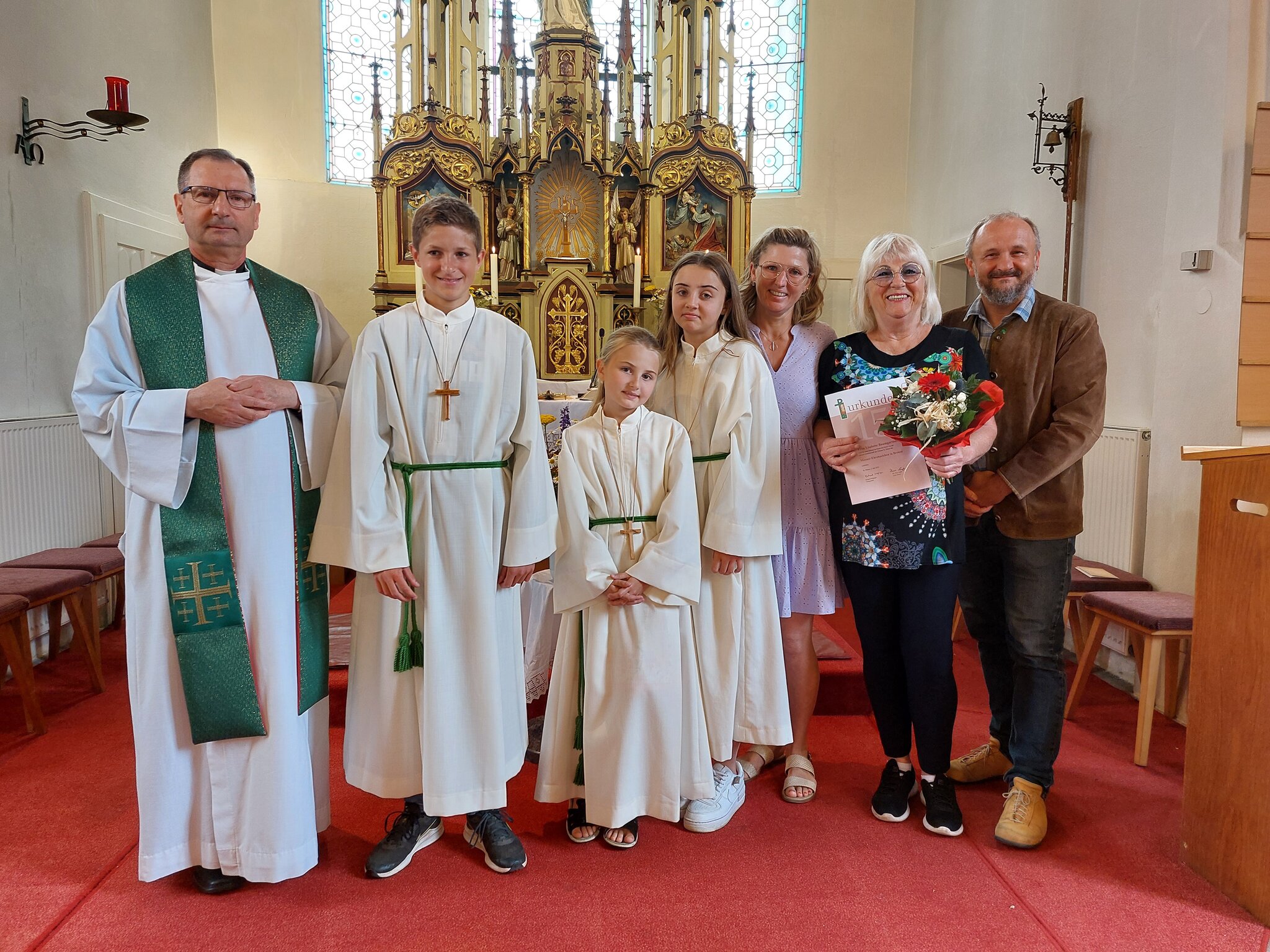 Jubiläen Jubiläen wurden in der Pfarre Schwarzenau gefeiert Zwettl