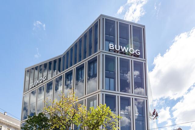 Die BUWOG in der Rathausstraße bezieht Stellung zu den Lärmbeschwerden der Anrainer. | Foto: Buwog/Stephan Huger
