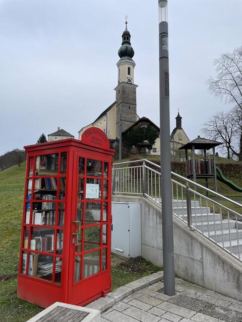 Die Bücherzelle in der Flachgauer Gemeinde Bergheim. | Foto: sm