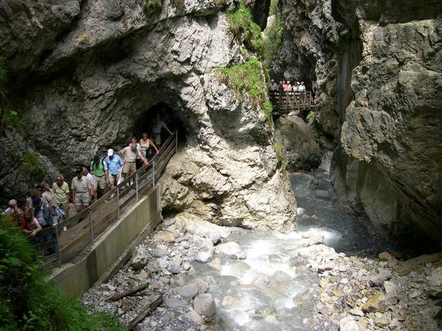 Die Rosengartenschlucht ist eine der schönsten Schluchten der nördlichen Kalkalpen.  | Foto: Sylvia Bacher