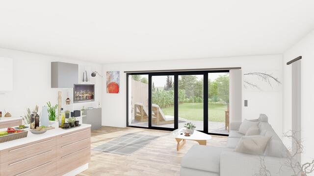 Barrierefreies Wohnen mit einem eigenen Gartenanteil ist ein wichtiges Kriterium. | Foto: RE/MAX White Horse