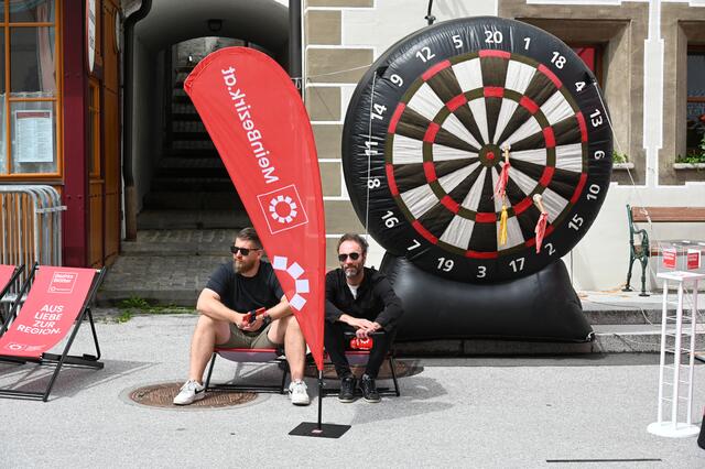 Stefan und Peter machen eine kleine Pause. | Foto: Peter Bolha