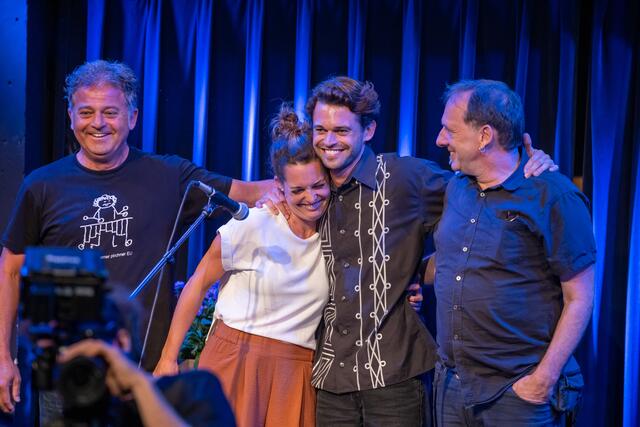 Musik-Familie Siggi, Tschulie, Rafael Haider mit Dietz | Foto: Flo Stecher/Illusionsbanderolen