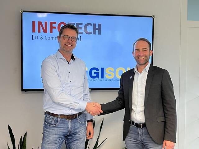 Bernhard Schuster und Günther Klinglmayr. | Foto: Infotech