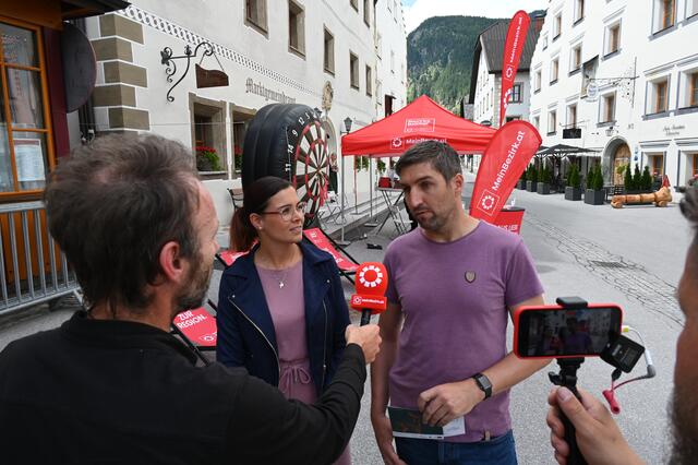 Julia Bogensperger und Michael Doppler von der Rehkitzrettung Lungau bei uns im Interview. | Foto: Peter Bolha