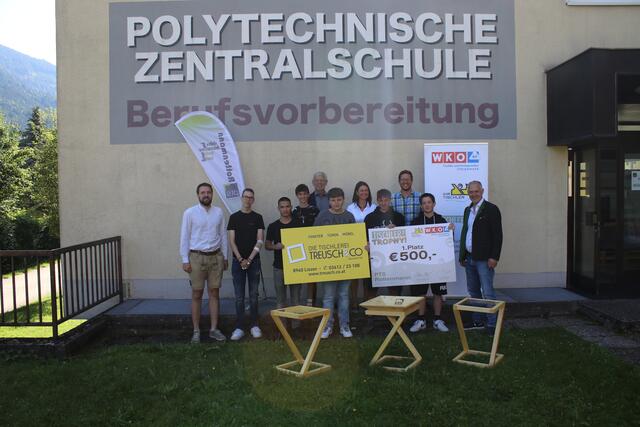 Die Polytechnische Schule Rottenmann wurde bei der Tischler Trophy zum Sieger gekürt. | Foto: Roman Schmidt