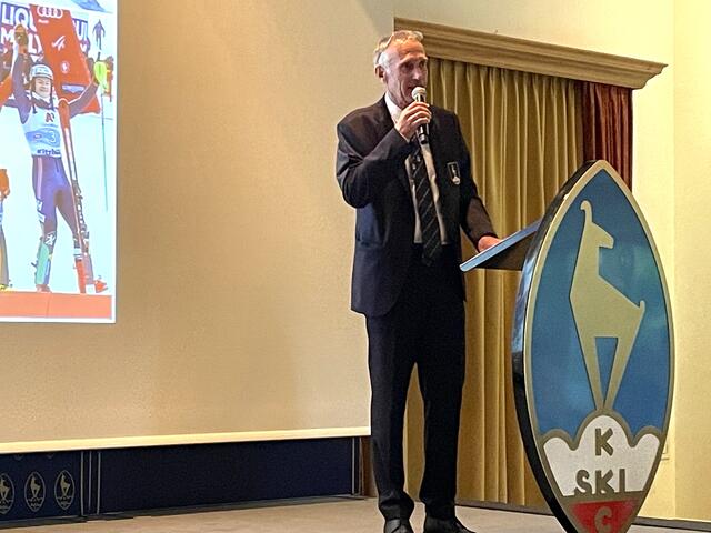 Michael Huber bei der 120. Generalversammlung. | Foto: Kogler