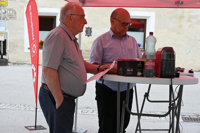Peter Bachmaier zu Besuch bei Hans Michael Jahnel. | Foto: Peter Bolha