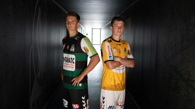 Die neuen Dressen der SV Guntamatic Ried. | Foto: Aixpix