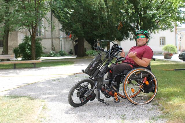 Mit seinem neuen Bike ist Emminger bereits 200 Kilometer gefahren. | Foto: BRS/Latzelsberger